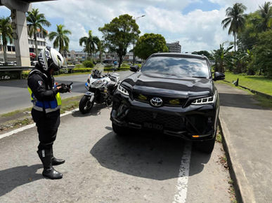 JPJ Sandakan Tahan Fortuner Cukai Jalan Tamat, Tiada Insurans