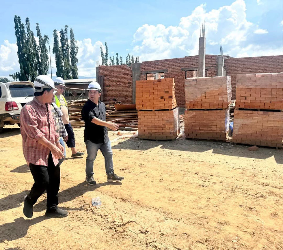 Pusat pemindahan banjir bersepadu di Tenom siap 30 peratus