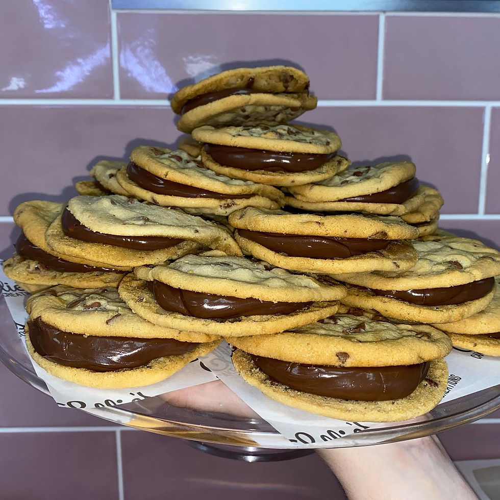 Nutella Stuffed Cookies