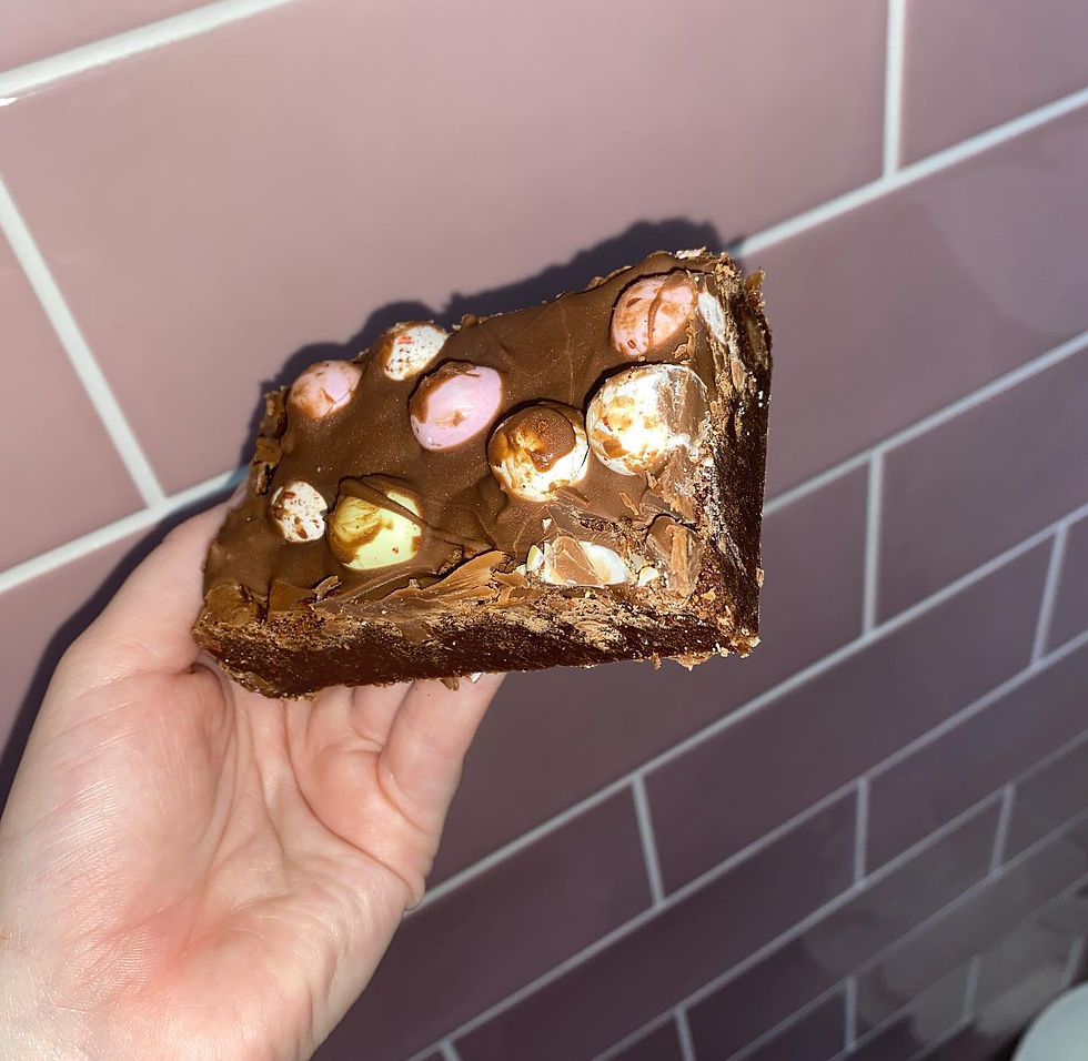 mini egg brownie 2