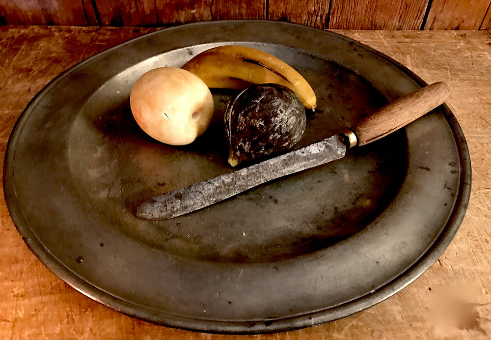 Pewter charger