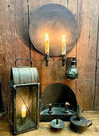 Tin wall sconce deals