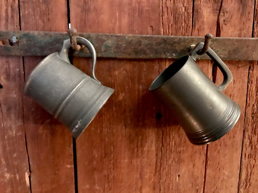 Pewter tankards