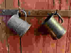 Pewter tankards