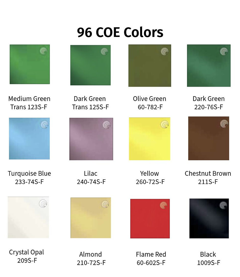 Thumbnail: Picture of the colors available for 96 COE