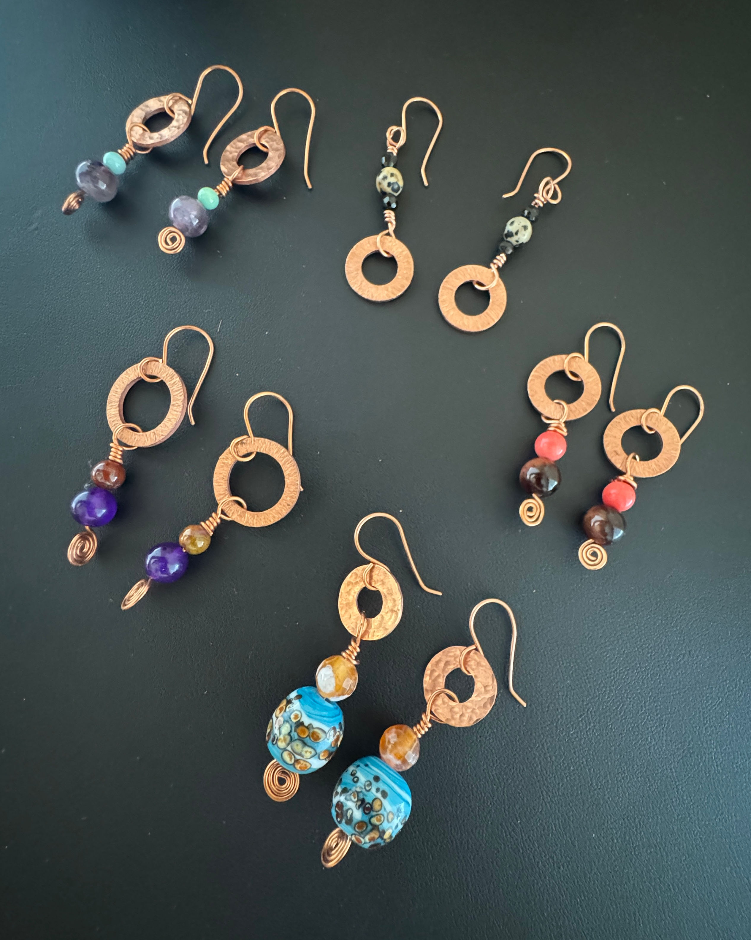 Aug 15, Jewelry - Circles and Spirals with Dalena, Sat 9am - 12p