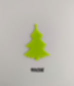 Picture of a glass Christmas tree with a trunk