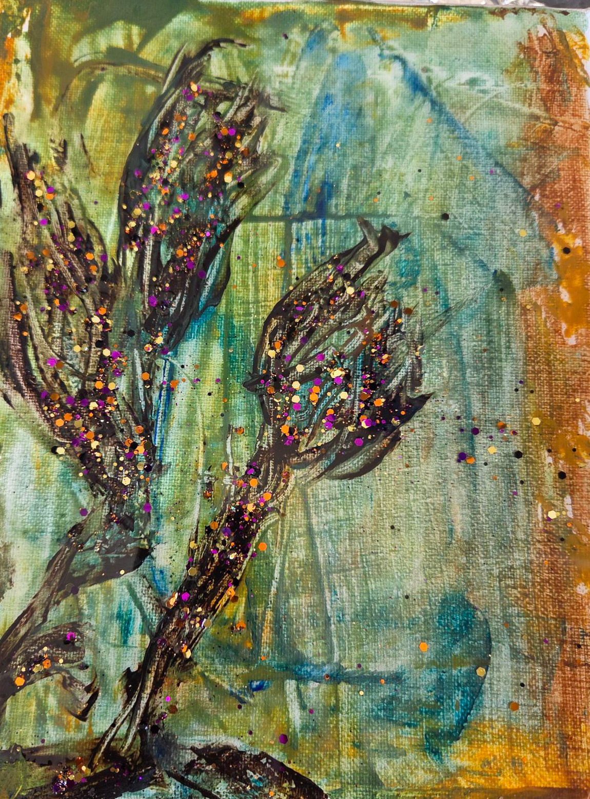 Jan 28, Feb 4, 2027, Painting with Acrylics and Resin, Thursday, 1 pm - 4 pm