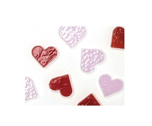 Picture of various colors of hearts for sale