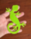 Picture of gecko shape