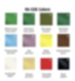 Picture of the colors available for 96 COE