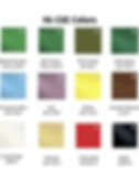 Picture of the colors available for 96 COE