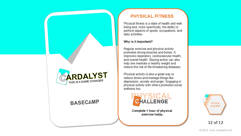 Day 12 - Physical Fitness