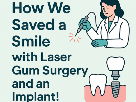 Gum Disease, Bone Loss & Missing Tooth? Here’s What We Did