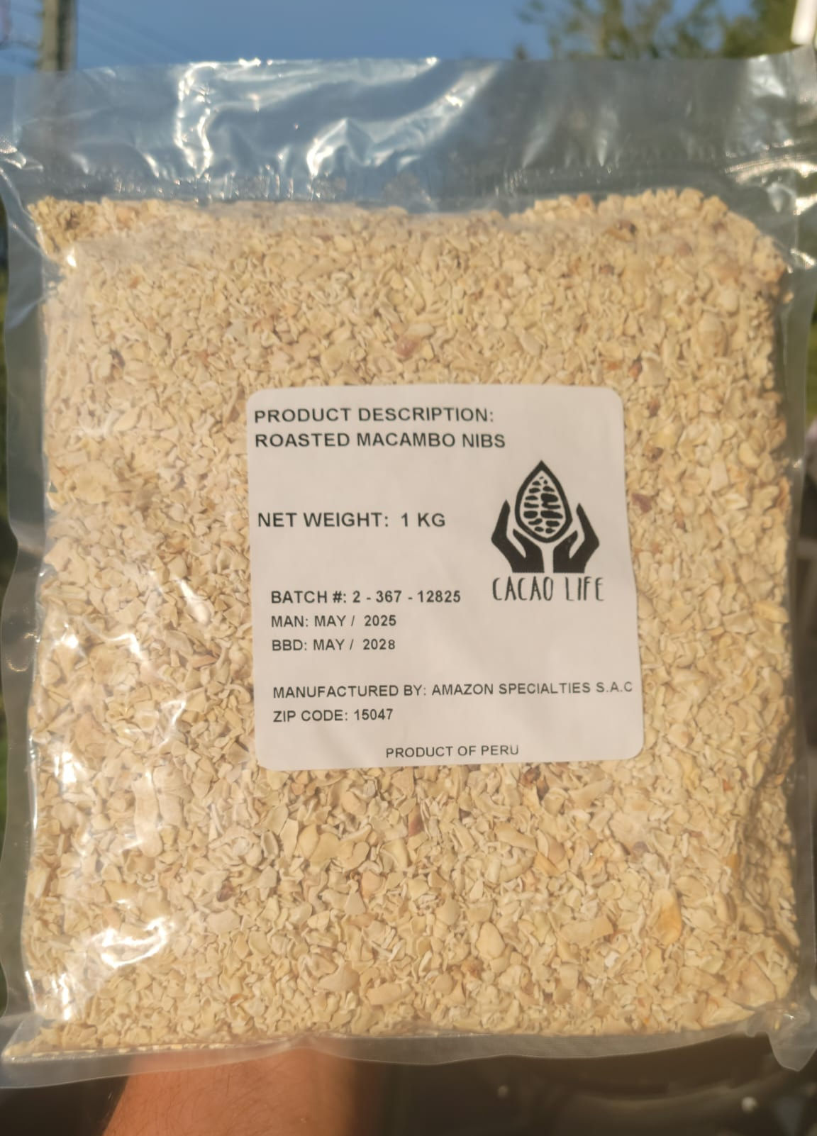 Premium Nibs - Macambo/Jaguar (Theobroma Bicolor) Origin (1kg)