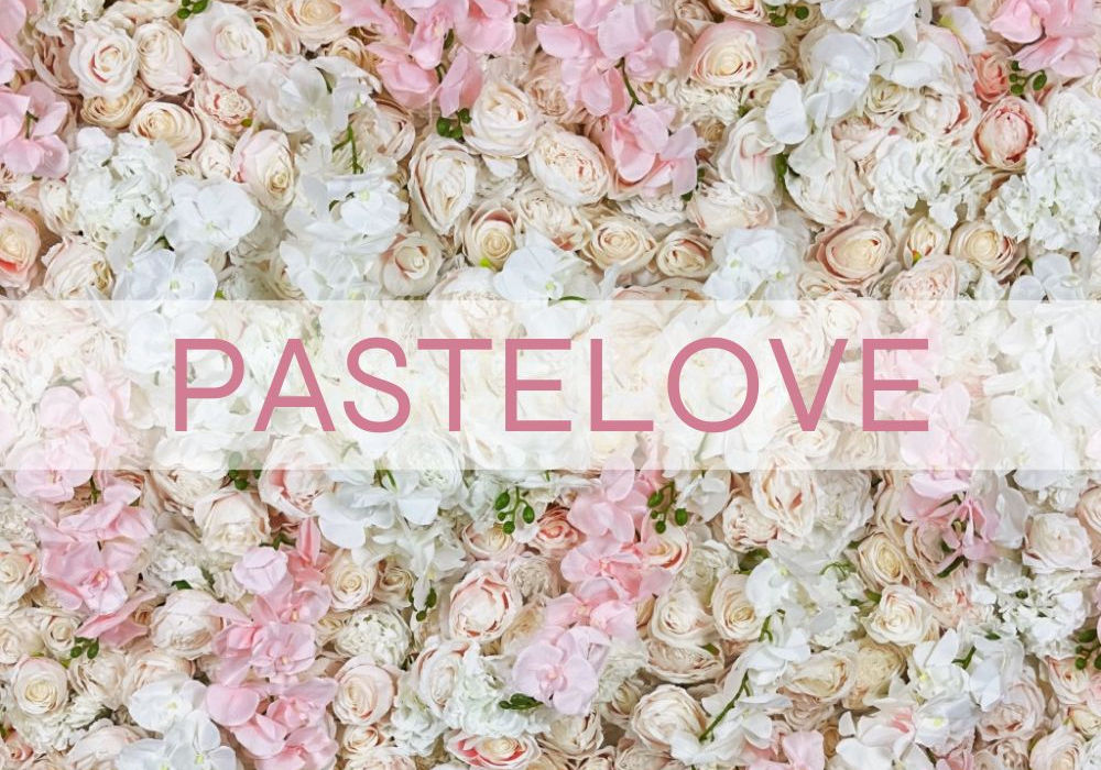 WB Flora ścianka kwiatowa PASTELOVE Niezwykle delikatna, bajkowa kompozycja florystyczna 5D,
stanowiąca perfekcyjne połączenie pudrowego różu,
śmietankowej bieli, pastelowych piwonii i puszystych
kwiatostanów.