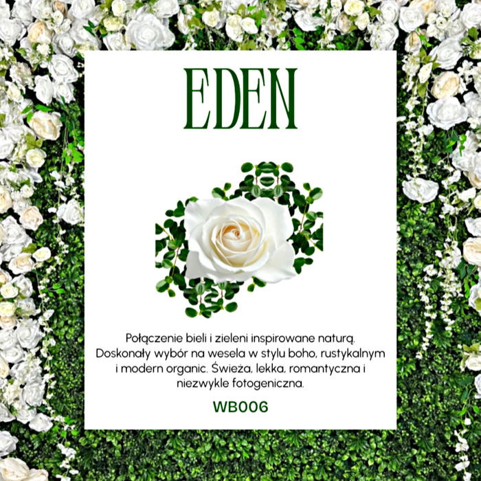 WB Flora ścianka kwiatowa EDEN WB006