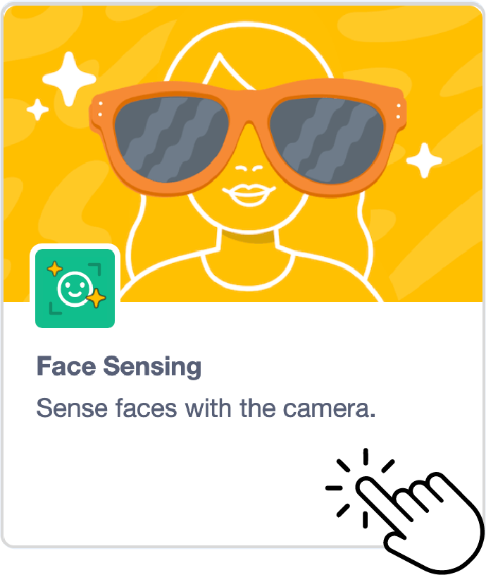 Atividade de Carnaval no Scratch com Face Sensing