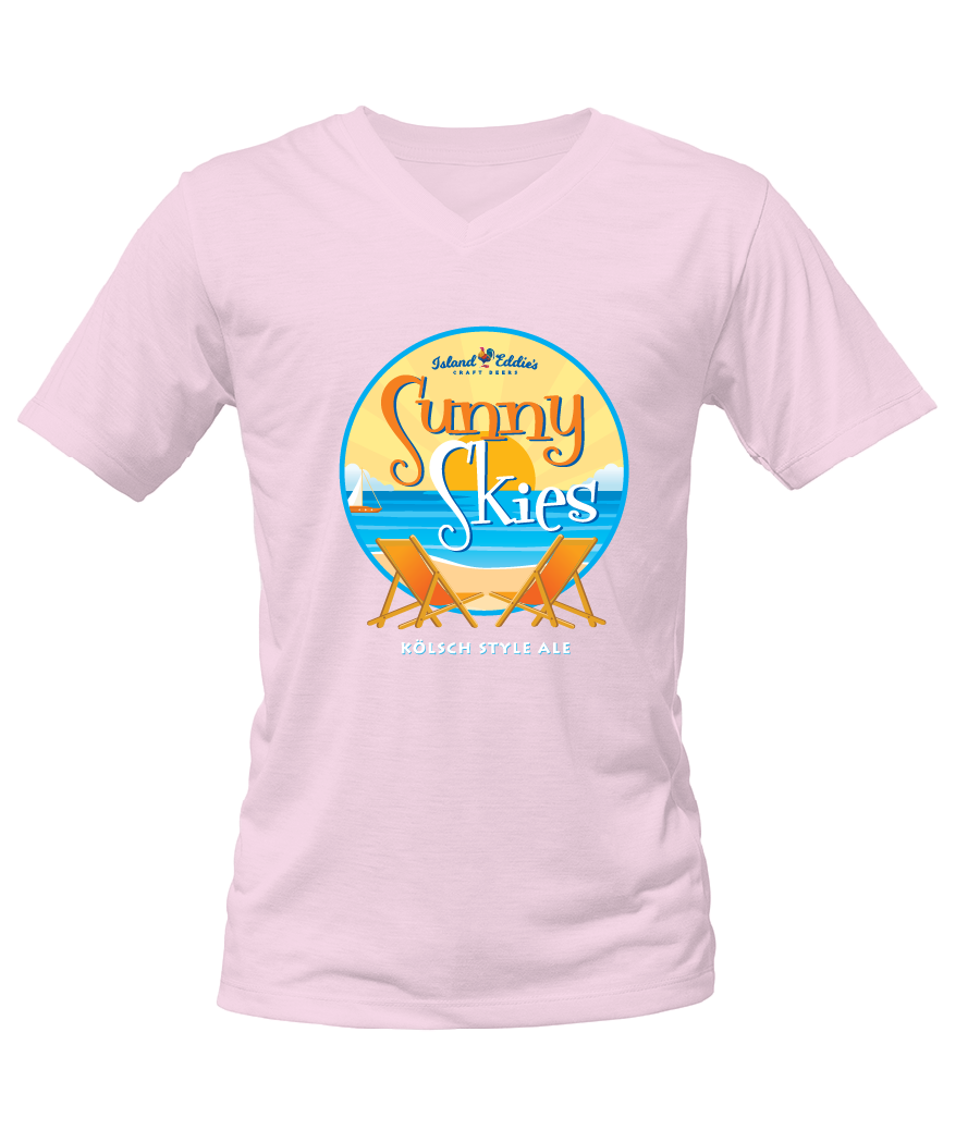 Thumbnail: Sunny Skies Kolsch V-Neck T-Shirt
