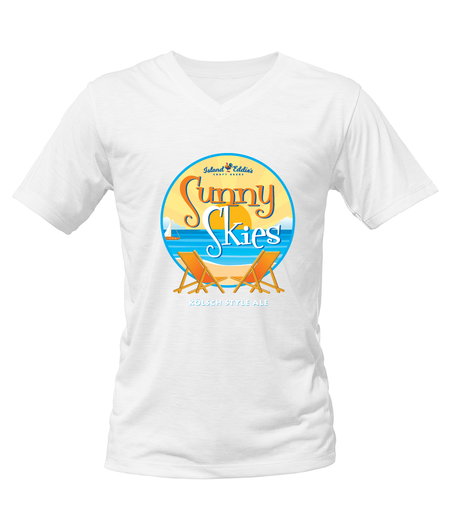 Thumbnail: Sunny Skies Kolsch V-Neck T-Shirt