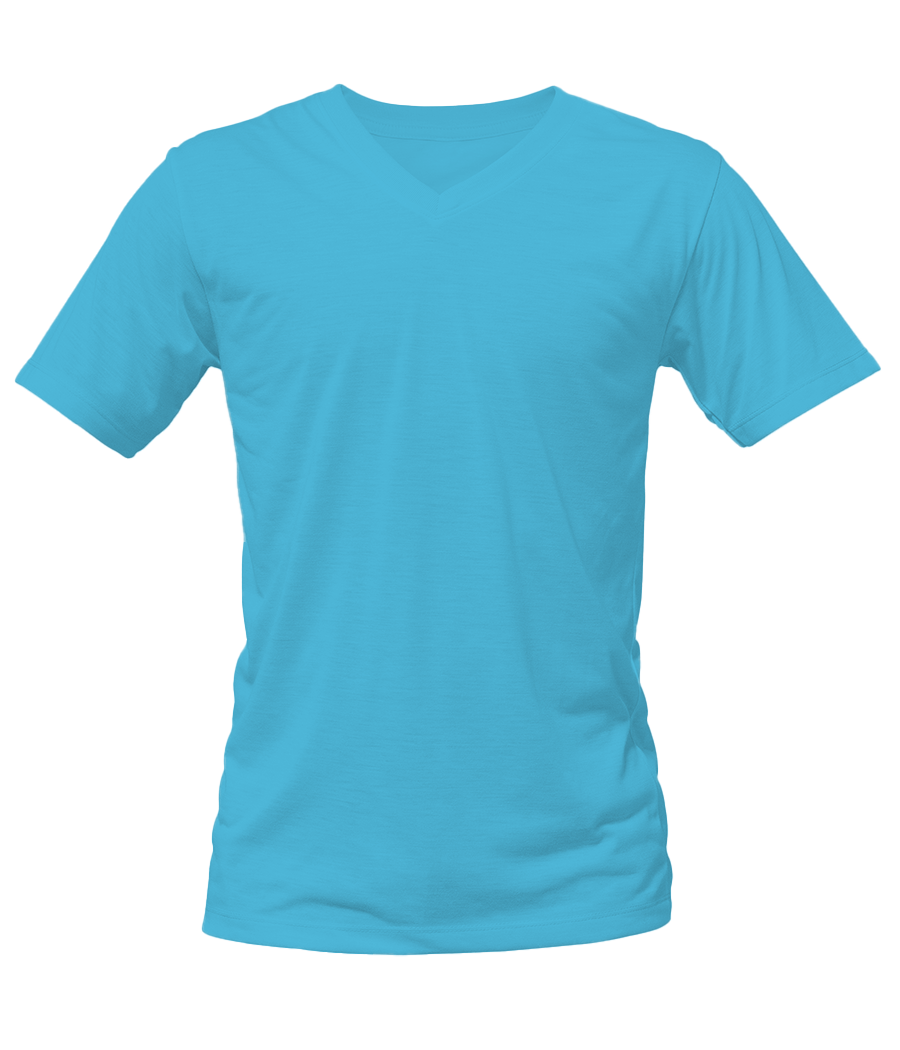 Thumbnail: Island Eddie's Aqua Pocket Logo V-Neck T-Shirt