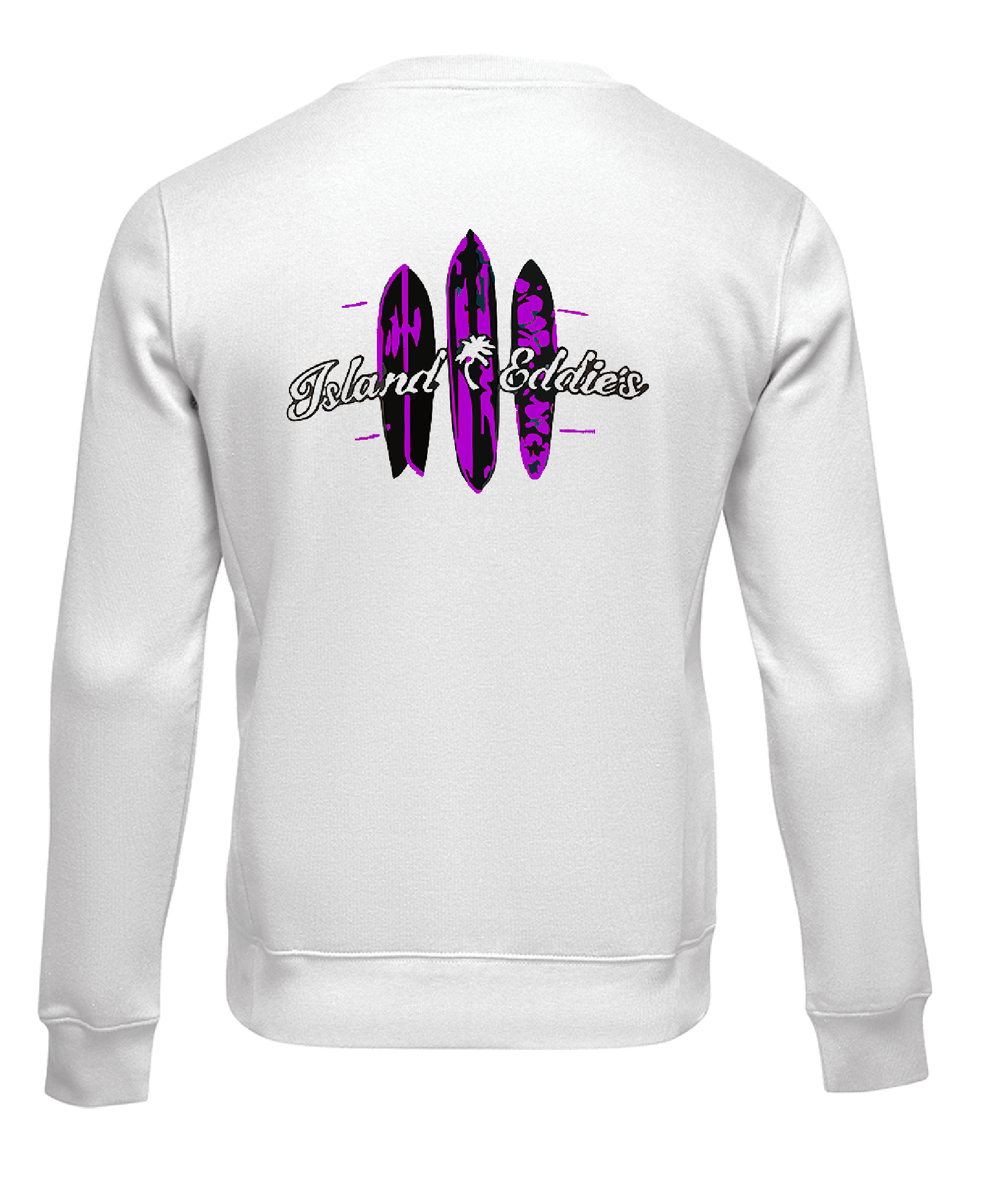Oahu's Pipeline Violet Crew Neck Sweatshirt