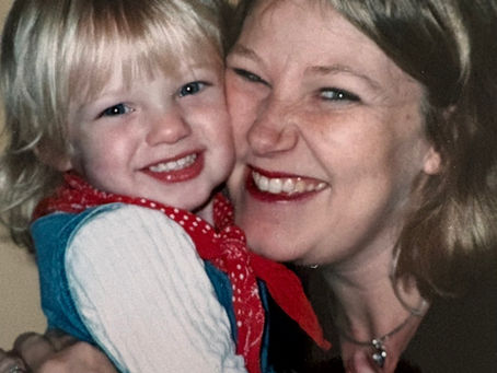 Sonia McIndoe with one of her young children