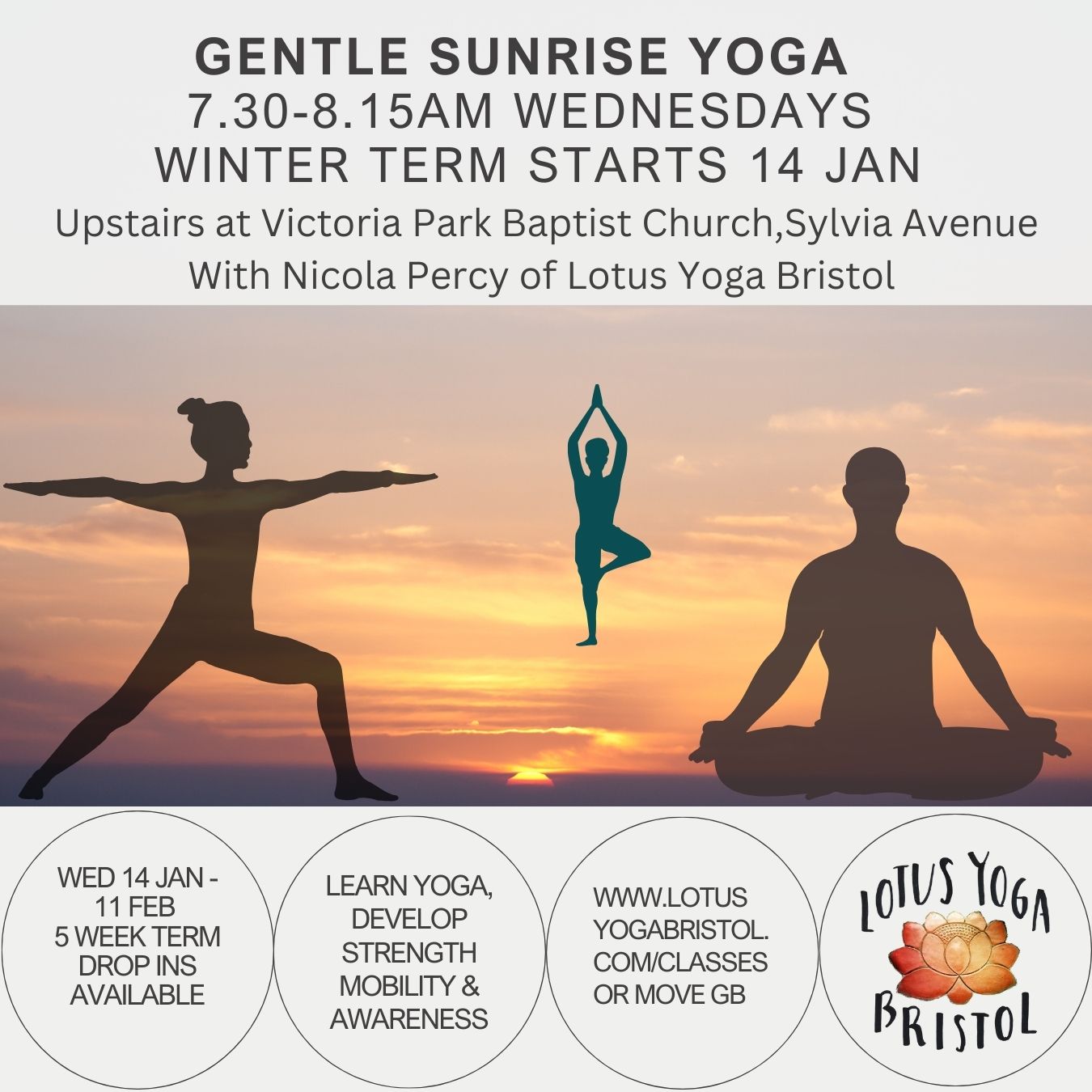 Drop in Gentle Sunrise Yoga
