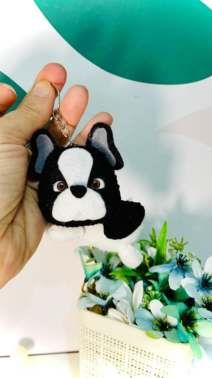 Lembrança chaveiro Pet Bulldog Frances
