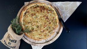 Quiche poireaux oignons pommes de terre (Vegan)