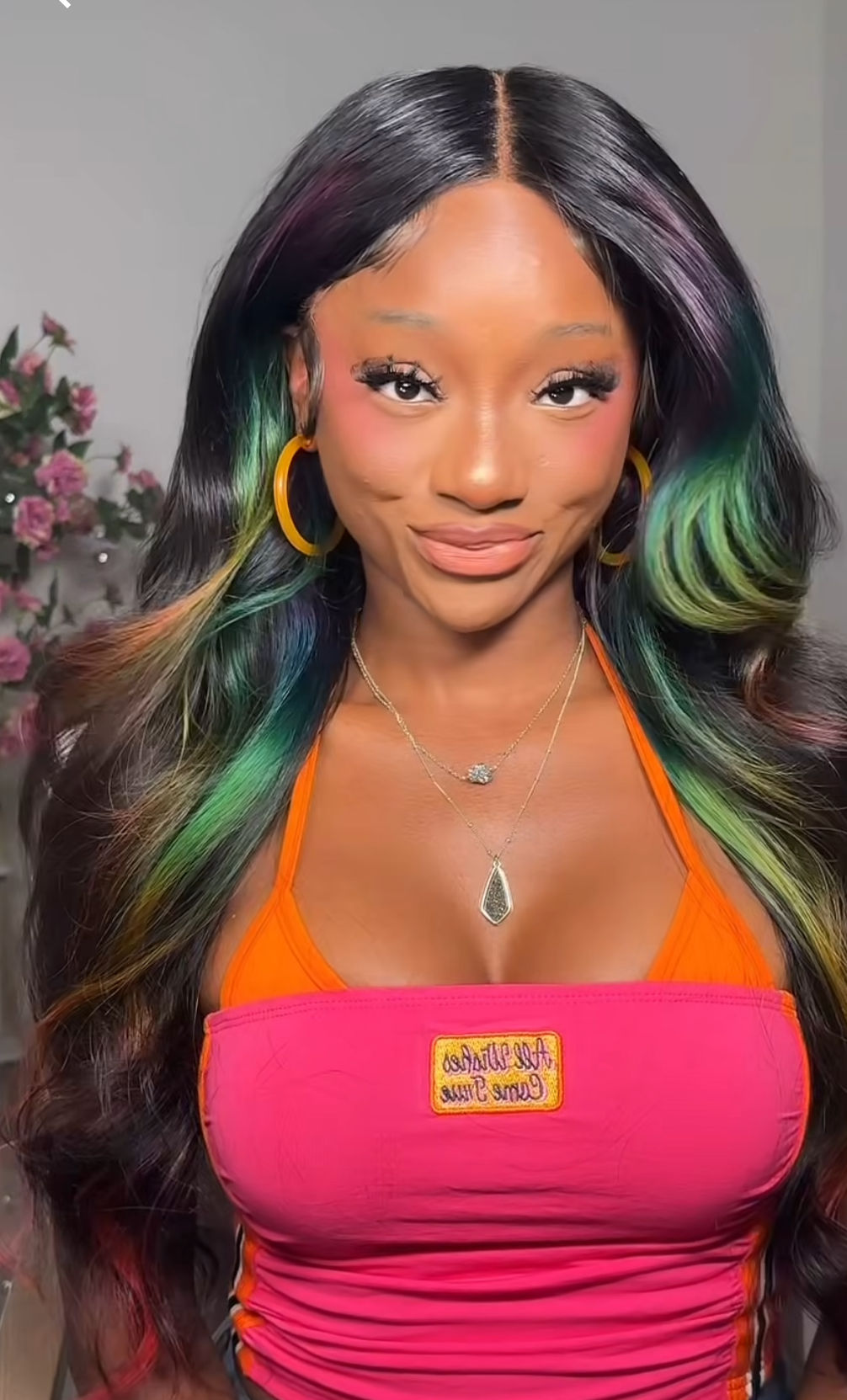 preloved - ❤️ Final Sale Body wave multi Color Frontal wig