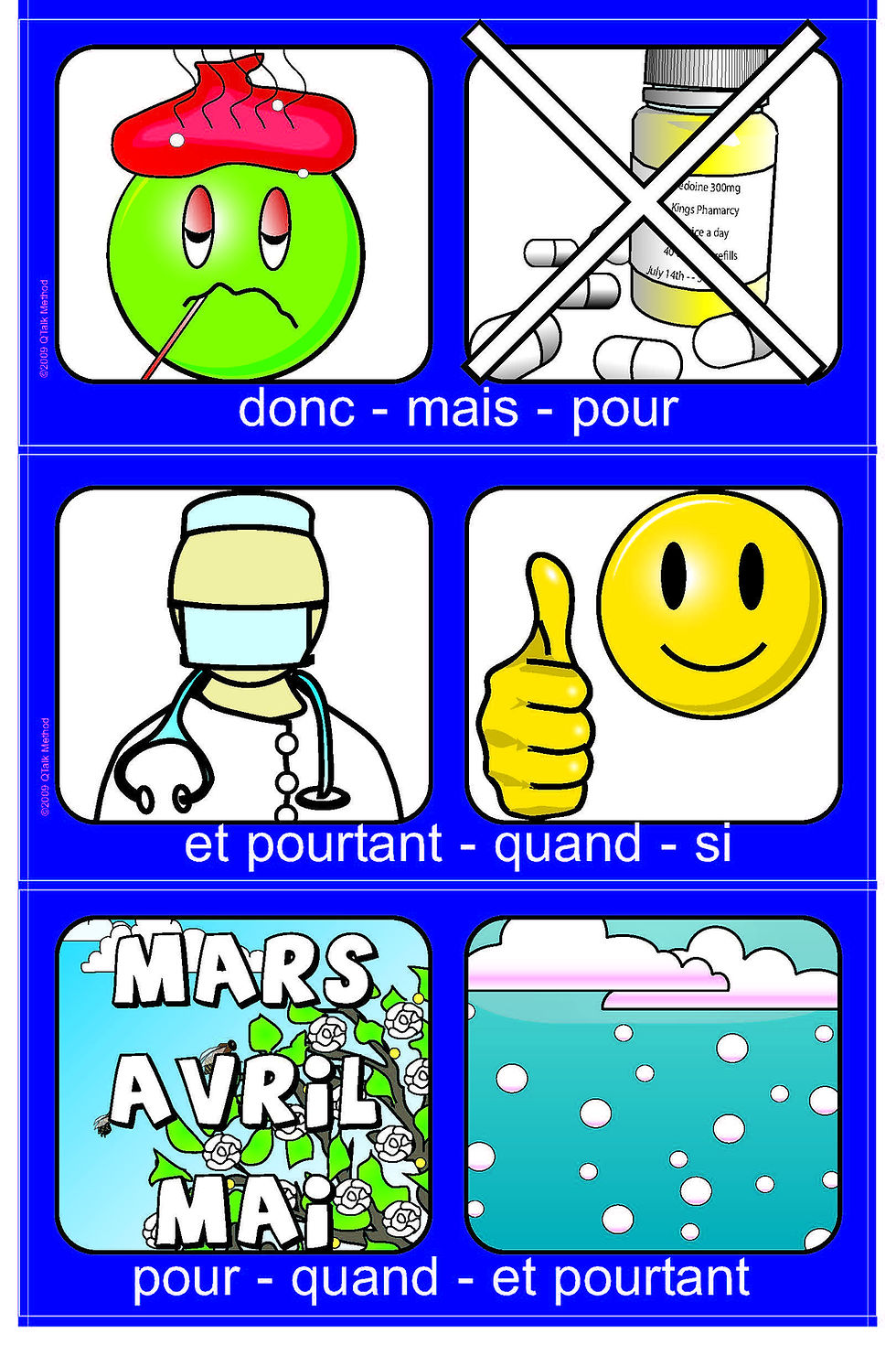 Thumbnail: French Conjunction Cards (Level 2)