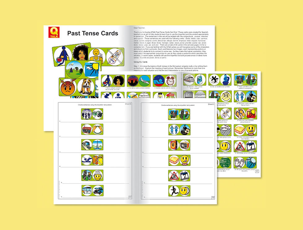 Thumbnail: Spanish Past Tense Cards