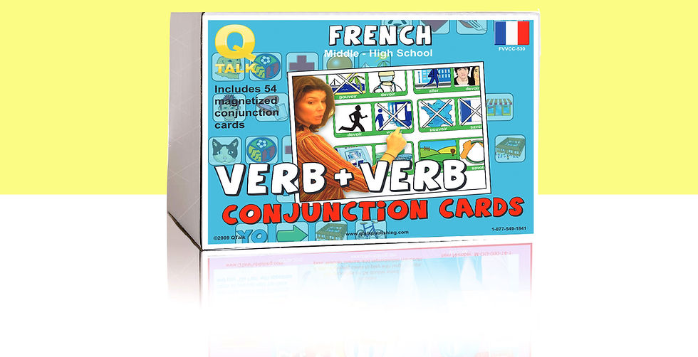 Thumbnail: French Verb + Verb Conjunction Cards