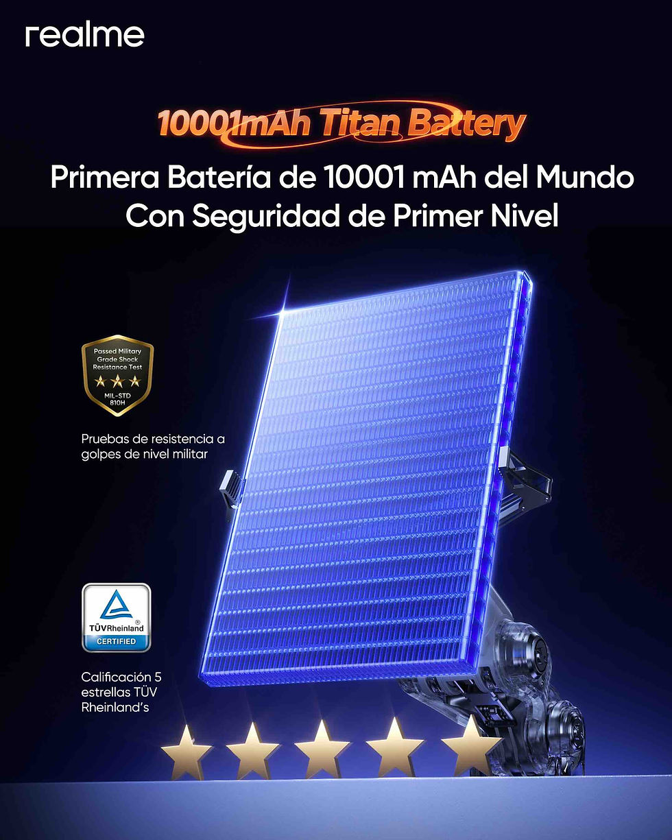 Adiós al cargador: la batería Titan de realme llega para salvar tus viajes y maratones de series