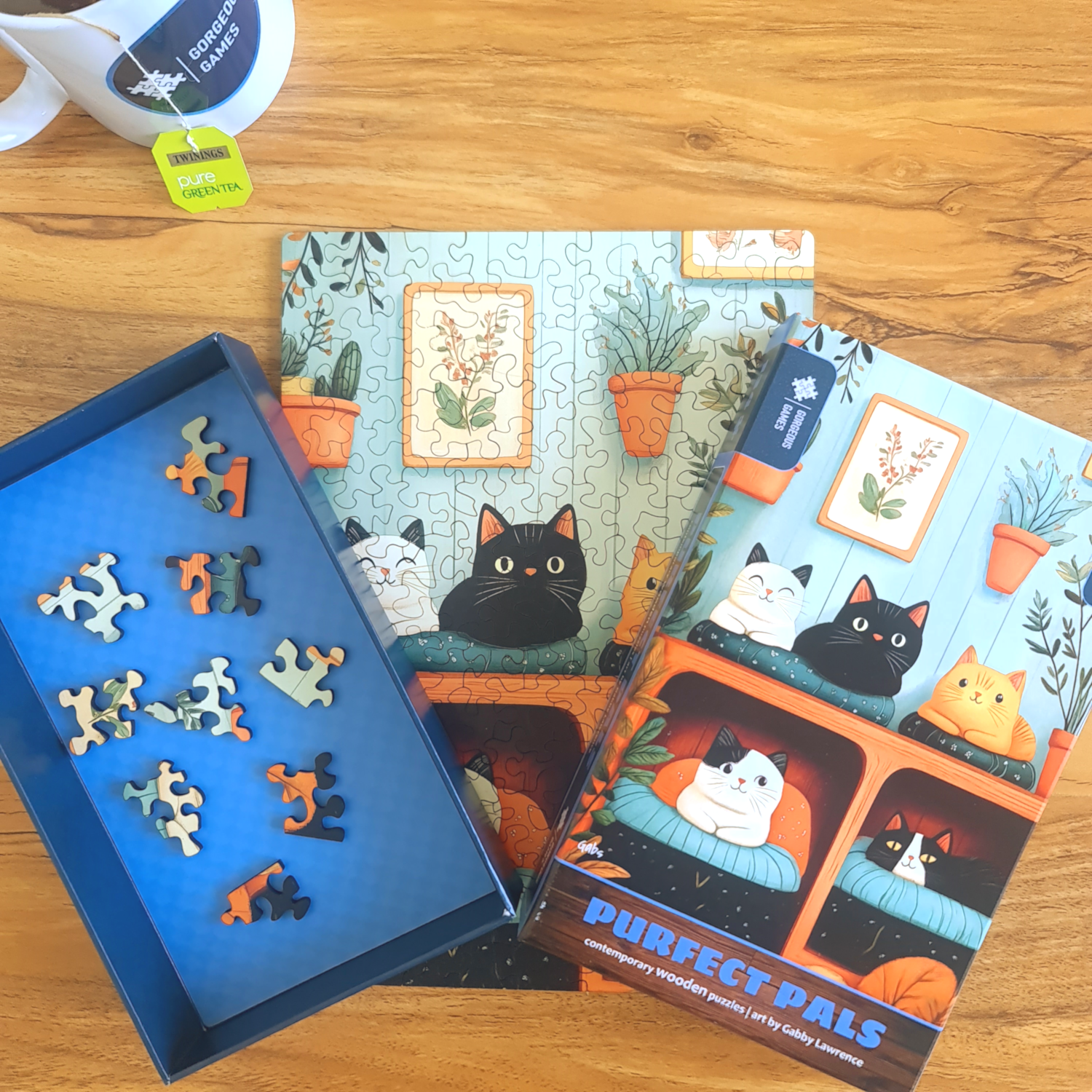 Purfect Pals Small Wooden Puzzle | 18cm x 26cm | Various Cut Styles