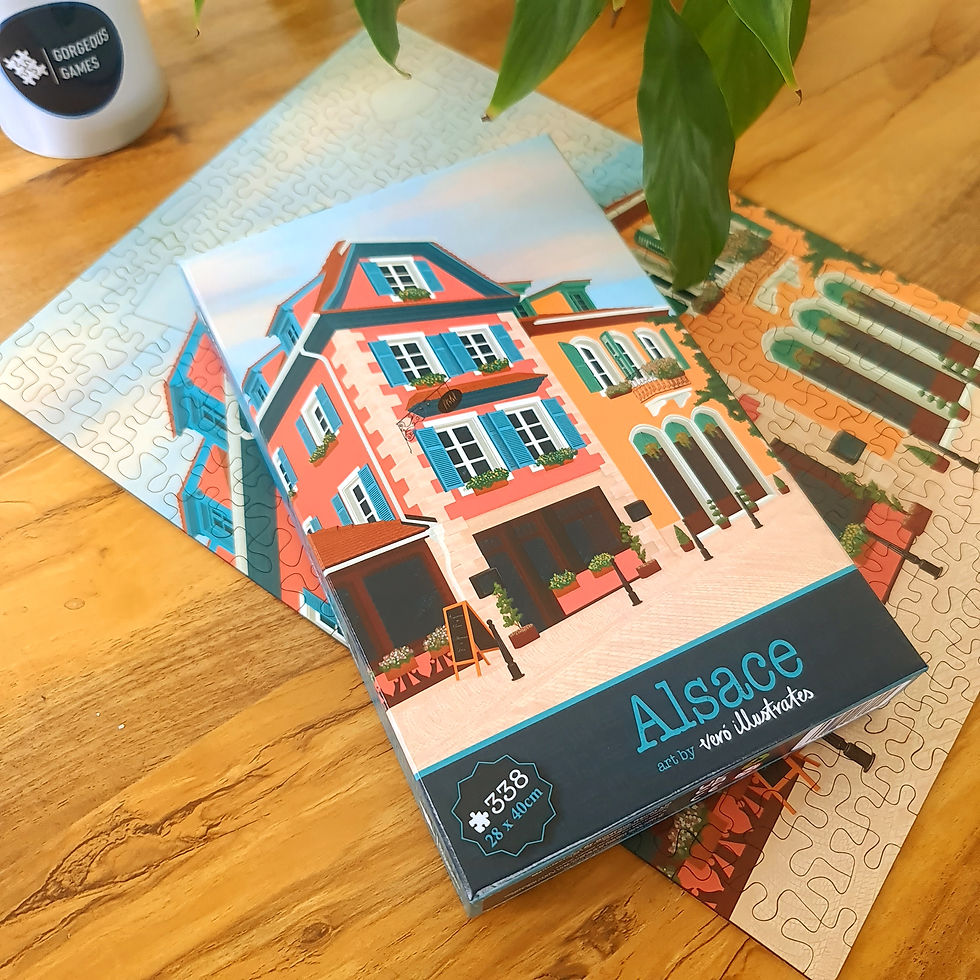 Thumbnail: "Alsace" Medium Wooden Puzzle | 338 Pieces  & 28cm x 40cm