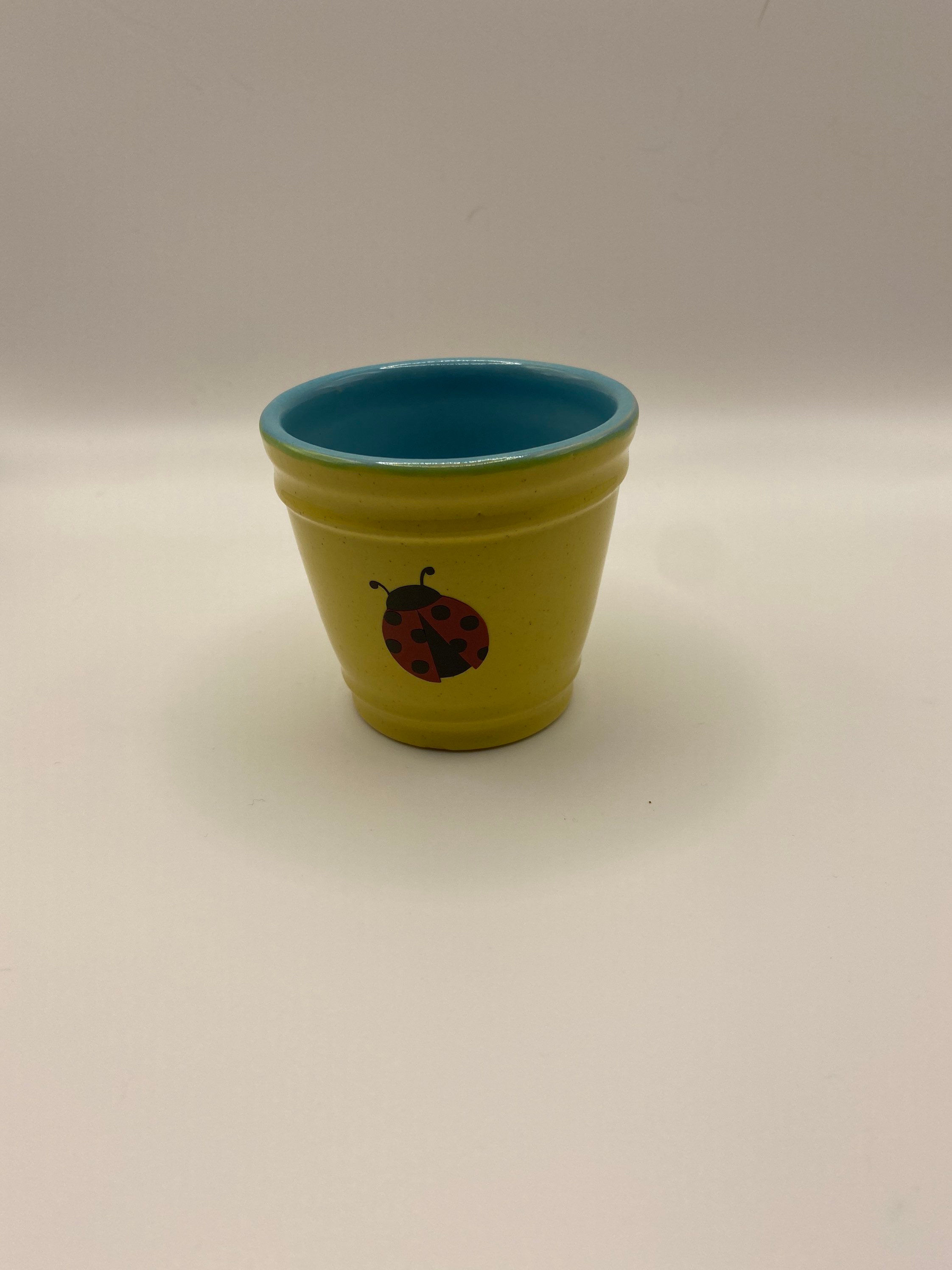 Vintage Italian ceramic cup/candleholder