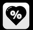 black-discount-percent-tag-heart-icon-isolated-background-shopping-sign-special-offer-coup