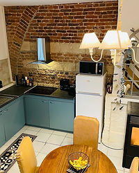 Cuisine équipée du gîte