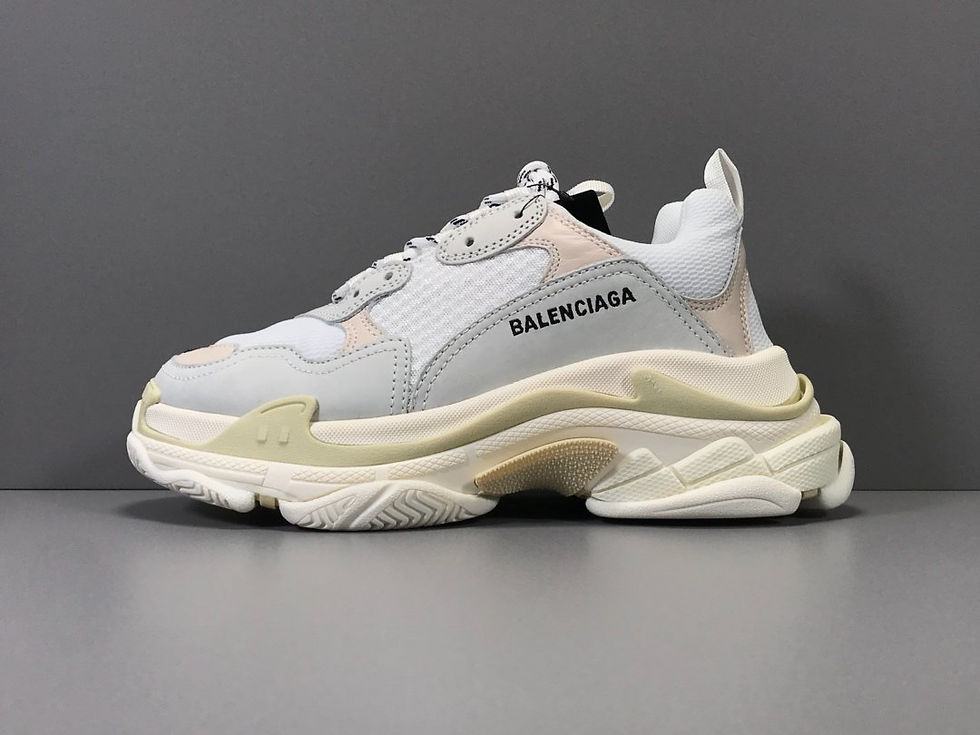 BALENCIAGA TRIPLE S WHITE (W) (2018 REISSUE)
WHITE/WHITE