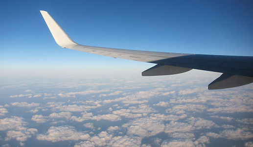 Airplane Wing View