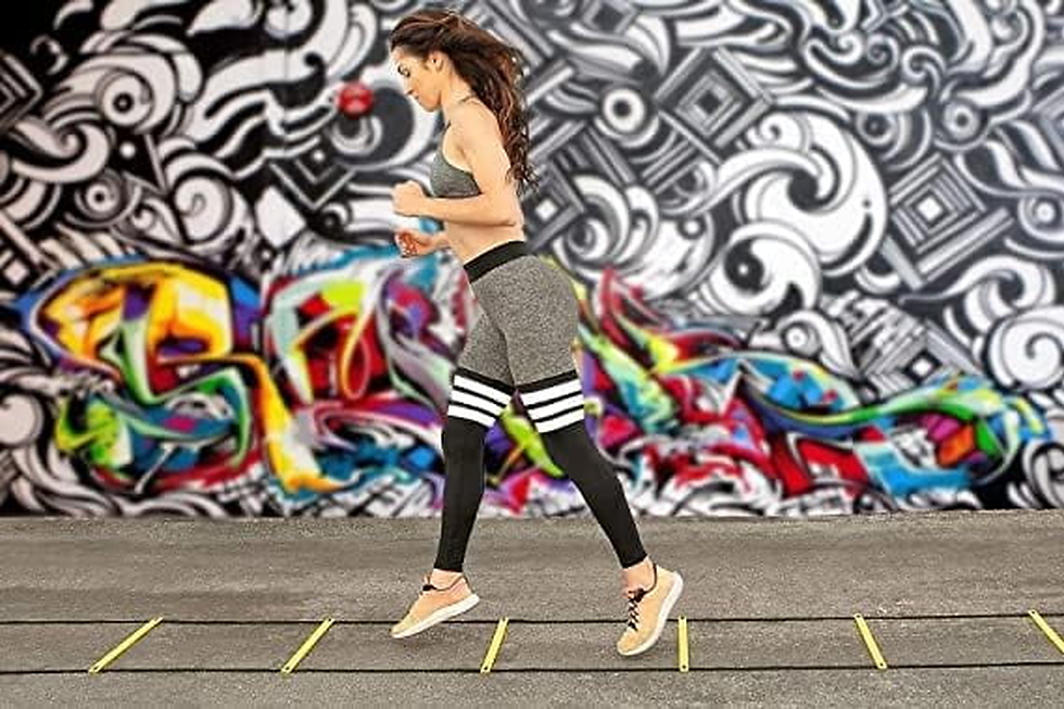 Thumbnail: 20Ft Speed Ladder Agility Ladder Agility Training Equipment for Kids & Adults, F