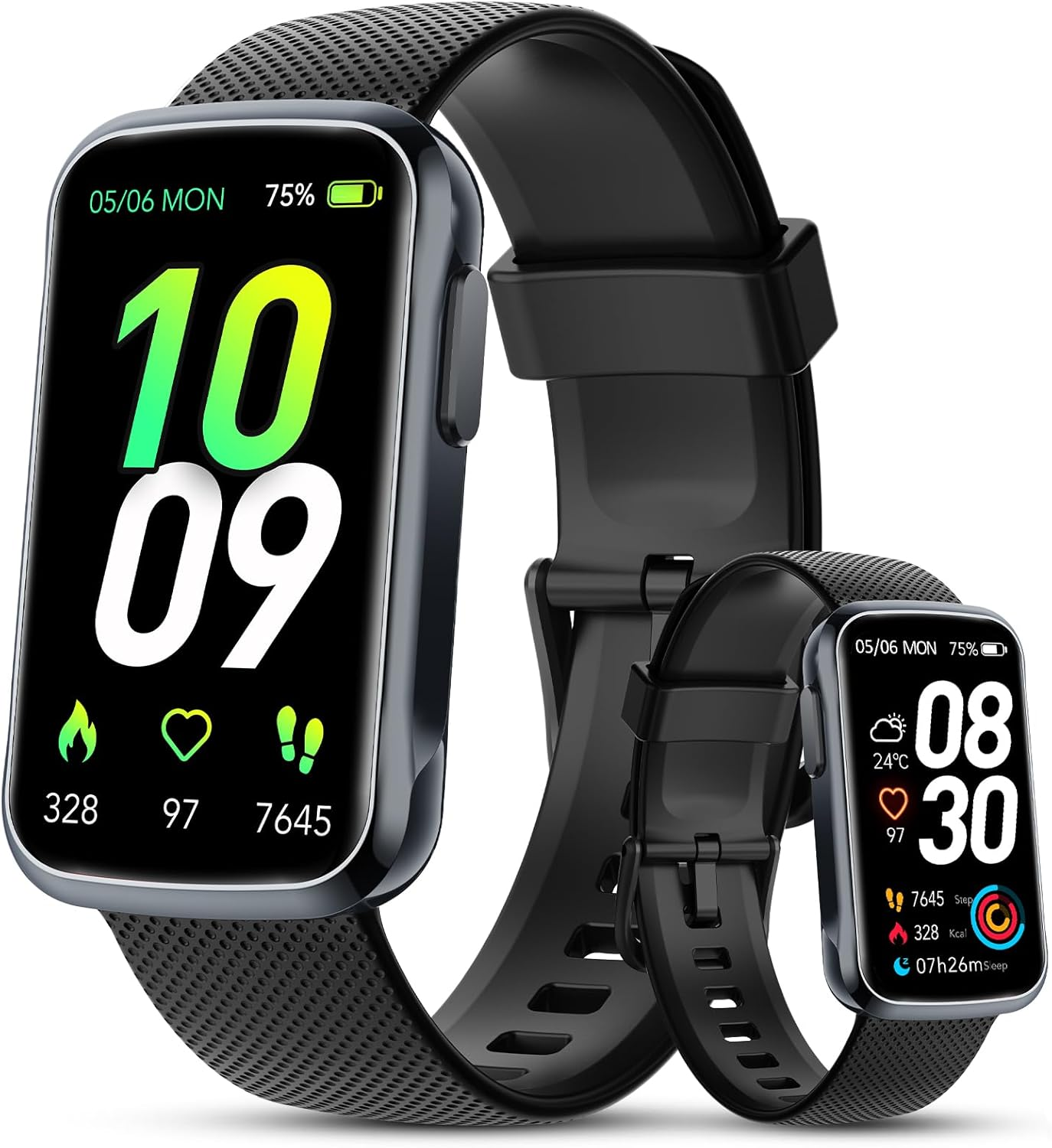 Fitness Tracker, Fitness Watch with 24/7 Heart Rate Monitor/Sleep Tracker, 20+ S