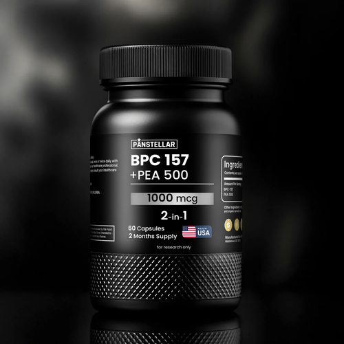 Panstellar BPC-157 Peptide | 60 Caps for Muscle & Joint Recovery