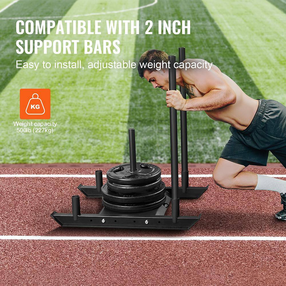 Thumbnail: Weight Training Sled Fitness Strength Resistance Training Steel Workout Equipmen
