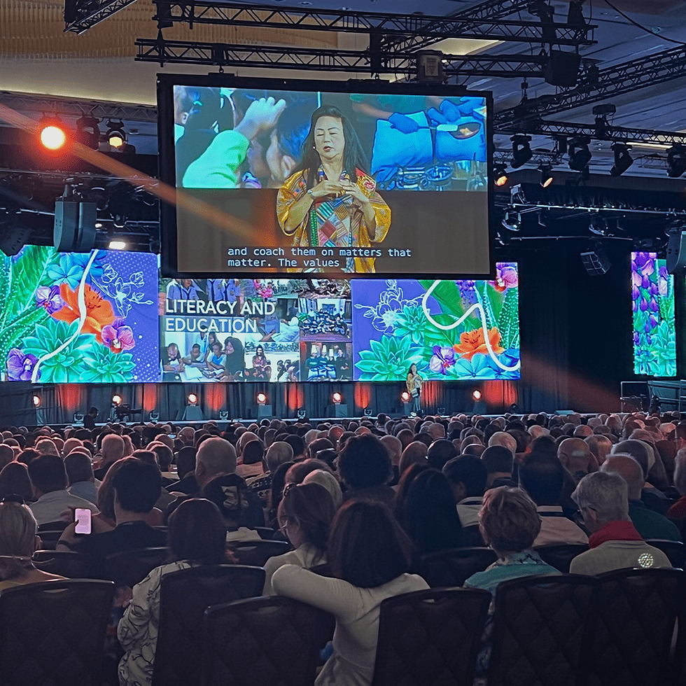 AI interpretation services and captioning for multilingual events by Conference Rental in the USA, Singapore, UAE, Switzerland