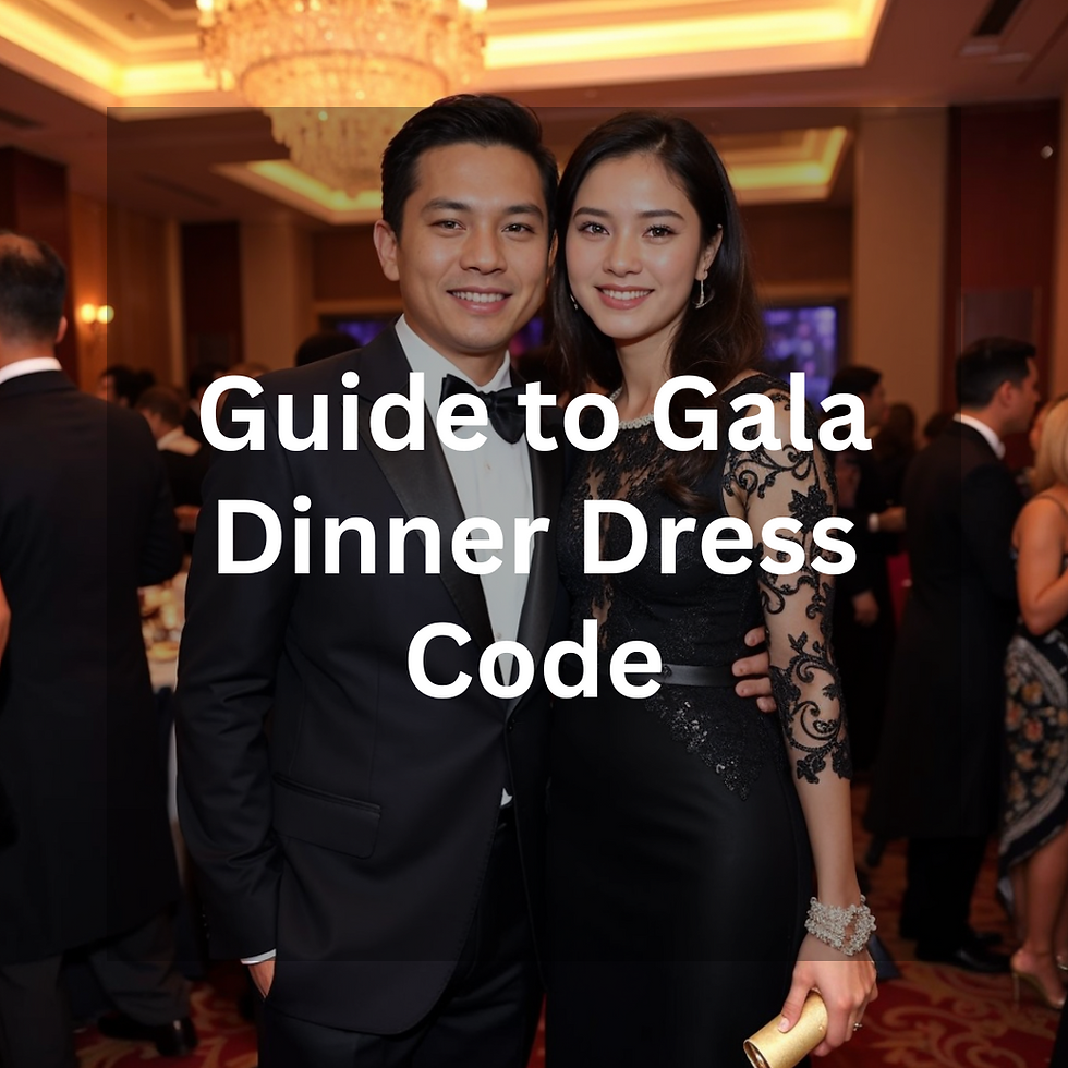 Gala dinner dress code