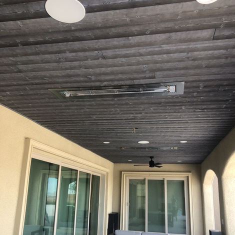 Patio Accent Wall & Ceiling