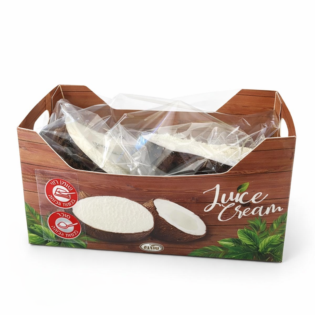 COCONUT MILK ICE IN A COCONUT SHELL